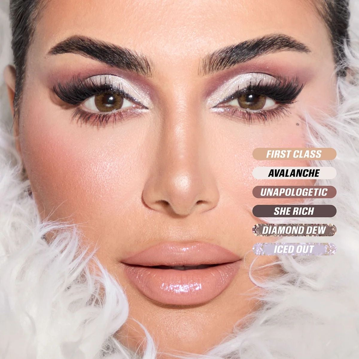 ❄️💎 Huda Beauty Icy Nude Eyeshadow Palette 💎❄️