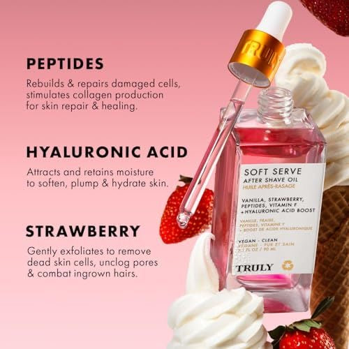 Truly Shave Oil 🍓🤍✨