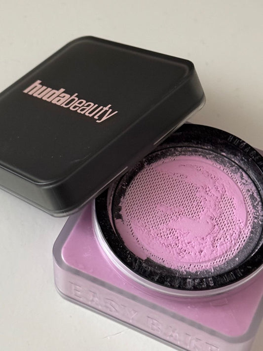 Huda Beauty Easy Bake Powder – Ube Birthday Cake 🎂✨